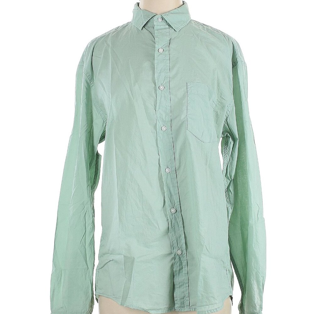 Frank & Eileen Seafoam Green "Luke" 100% Cotton Shirt Size S